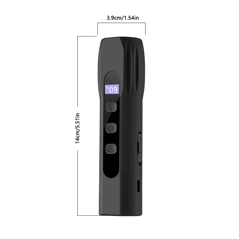 Pet Dog Repeller Multifunctional Portable Ultrasonic Repellent Anti-Barking Device USB Rechargeable to Multiple Channels