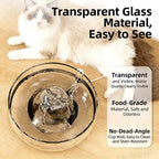 2026 New 3.2L Transparent Automatic Cat Water Fountain 360 Degree Faucet Pet Water Dispenser OEM Pet Water Fountain