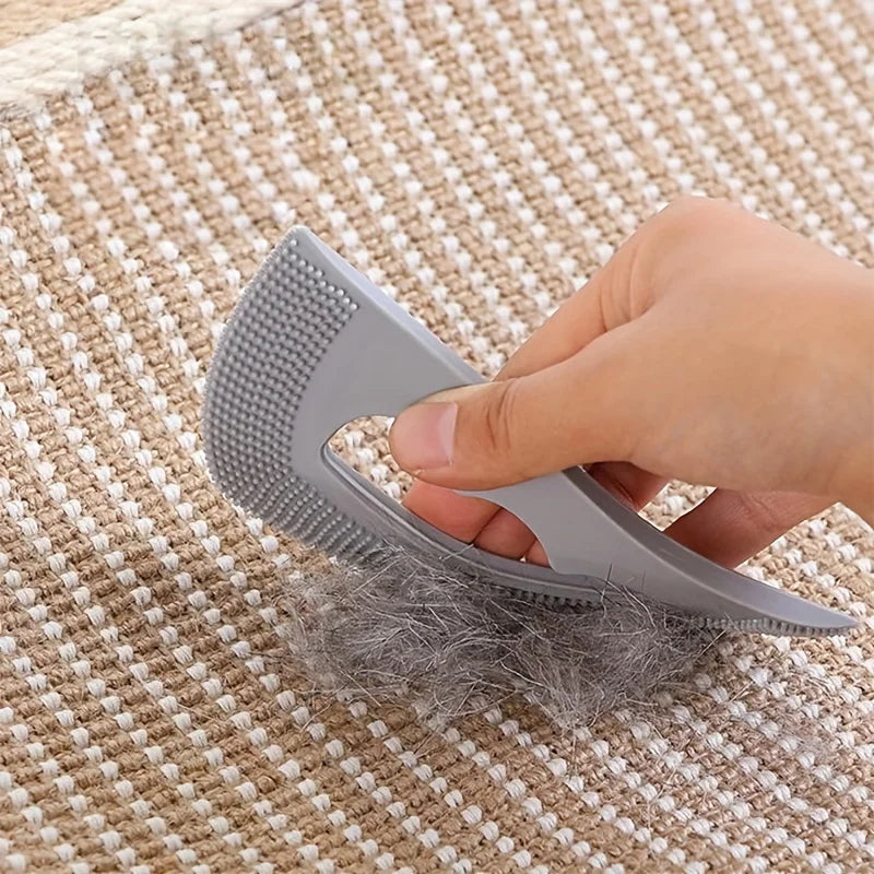 Soft Silicone Cat Hair Remover Brush Portable and Safe Pet Fur & Lint Cleaning Tool for Dogs and Cats for Home Use