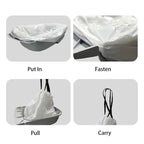 3 Rolls Drawstring Closure Pet Poop Bags for Petree 2 Gen Automatic Self Cleaning Litter Box Cat Toilet Tray Box 45pcs