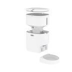 2026 New 3L/6L OEM Automatic Cat Feeder with Dual Bowls TUYA APP Smart Pet Feeder Stainless Steel Dog Bowls Wholesale