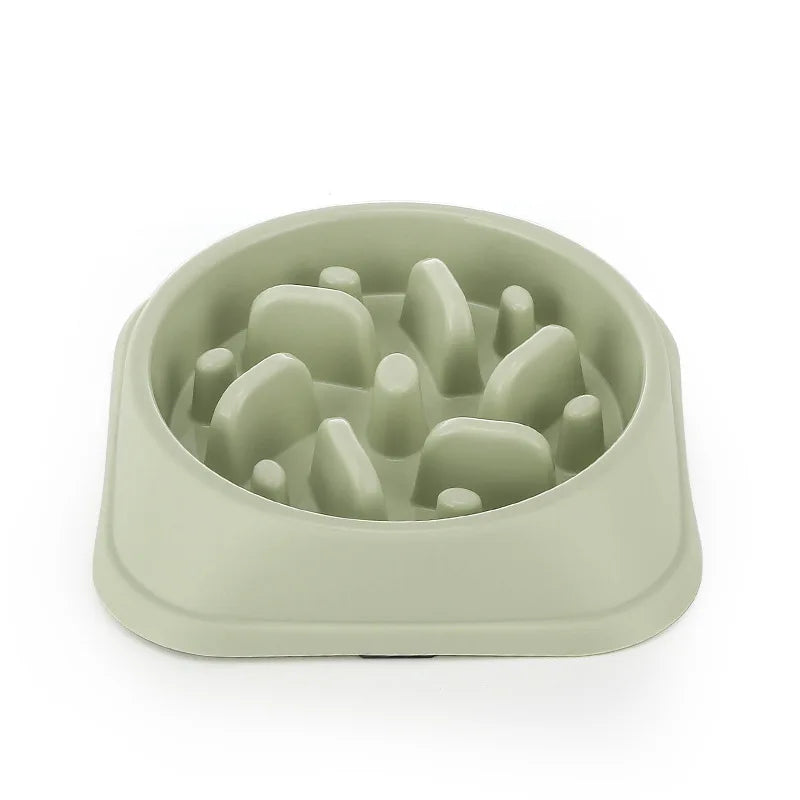 Pet Slow Feeder Dog Bowl Pet Feeding Bowls Cat Dog Slow Down Feeders Bowls for Pets Cats Food Dish Dog Supplies