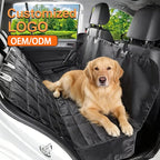 OEM Car Cover for Dog Car Seat Cover Car Back Seat Cover for Pets Non-Slip and Scratch-Resistant 135 X 148 cm Black