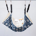Winter Cat Bed Mat Hanging Cat Hammock Double-sided Available Plush Warm Sleeping Bag House Pet Puppy Cat Supplies