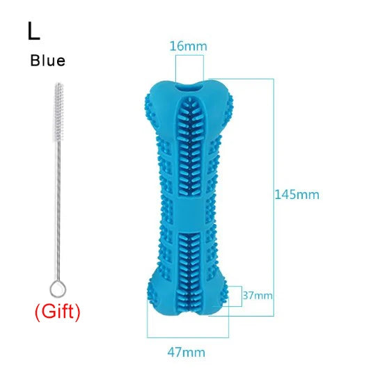 Dog Chew Toy Toothbrush Rubber Puppy Molar Tooth Stick Pet Toys Teeth Cleaning Dog Training Toys for Small Medium Dogs