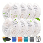 8 Pack 84oz Cat Dog Fountain Filter Activated Carbon Replacement for Stainless Steel Pet Drinking Pet Bowls & Feeders
