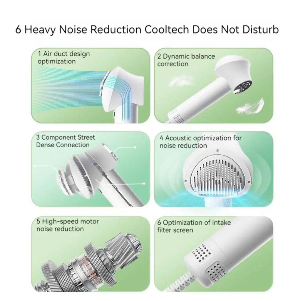 Smart Pet Hair Dryer Dog Golden Retriever Cat Grooming Hairdressing Blow Comb Silent No Harm Pet Grooming Tools Pet Products
