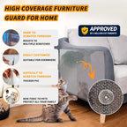 2 Pack Cat Scratch Protector Sofa Furniture Clear Kitten Cat Scratch Single-Sided Interactive Cat Toys Couch Protector Guards