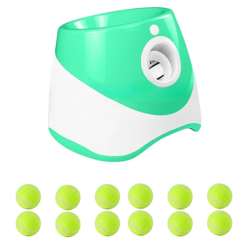 Wholesale Dog Ball Thrower for Dog Automatic Dog Ball Launcher With 3/6/12 Tennis Balls Indoor and Outdoor