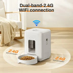 2L WIFI Control Smart Pet Feeder Automatic Dog Feeder OEM Cat Dog Dry Food Dispenser Timed Quantitative Automatic Cat Feeder