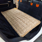 Large Modern Car Dog Seat Cushion Non-Slip Thickened Fabric Pet Bed Ergonomic Design Machine Washable All Seasons Car Seat Cover