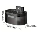 2.2L/74.4Oz Wireless Cat Dispenser 2000mah Battery Operated Rechargeable Indoor Automatic Cat Water Fountain With Motion Sensor