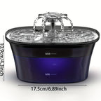OEM 2.5L Automatic Cat Water Fountain Usb-Powered Silent Operation Smart Water Fountains for Cats Dogs Pet Manufacturer