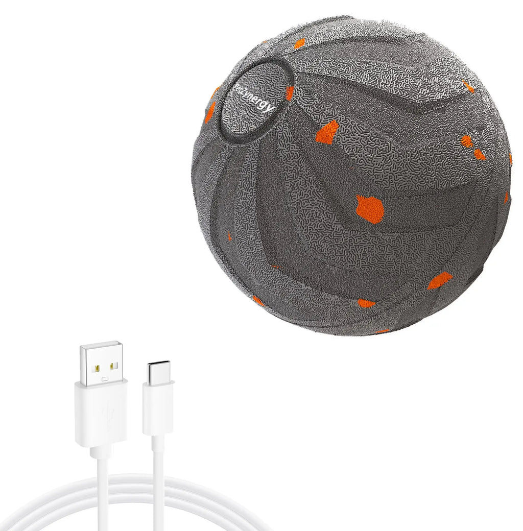 2026 New Interactive Dog Ball Rolls Randomly USB Rechargeable Automatically Rotate and Move Targets Suitable for All Dog Breed