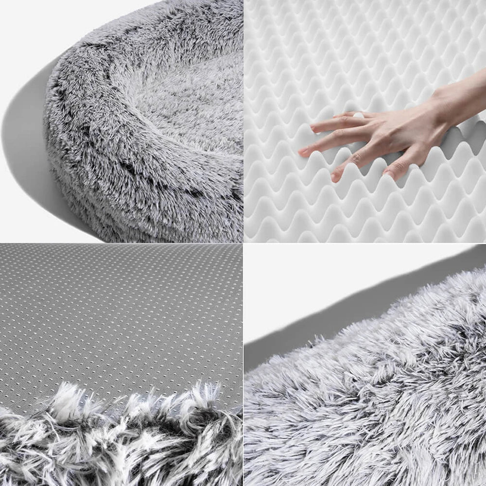 Luxury Large Dog Bed Sleep Deeper Human Dog Bed Soft Sponge Plush Foam Dog Products Detachable and Washable OEM Dropshipping