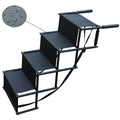 4 Steps Folding Pet Stairs Portable Lightweight Auto Large Dog Cat Ladder for Cars Trucks SUVs Cargo Couch High Bed