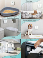 5200mAh Smart Cat Odor Purifier for Cat Litter Box Deodorizer Pet Toilet Air Purifier Dog Pet Toilet Deodorant Cat Products