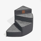 Custom Luxury Modern Foldable Waterproof Cotton Removable Spiral Pet Stairs Step Ease Anti-scratch Cover Dog Stairs
