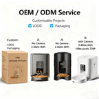 OEM 2L Automatic Cat Feeder APP Control Smart Cat Feeder Cat Dry Food Dispenser Timed Quantitativ Automatic Cat Feeder