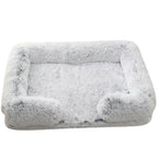 Orthopedic Dog Beds for Large Dogs Fluffy Large Dog Bed with Removable Washable Cover Non-Slip Bottom Foam Couch Bed