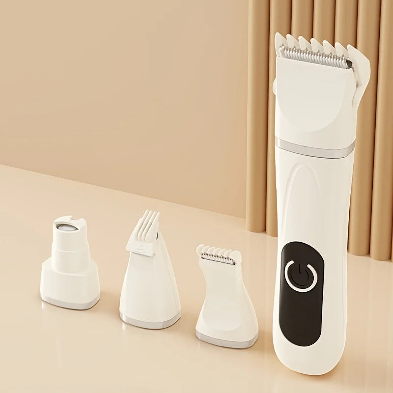 4 in 1 Pet Dog Electric Clipper Cat Paw Hair Trimmer Pet Electric Clipper Dog Hair Clipper Teddy-Specific Pet Grooming Tool