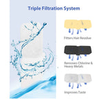 Portable 6PCS Cat Water Fountain Filters Replacement Activated Carbon Pet Dog Cat Water Dispenser with Coconut Activated Carbon