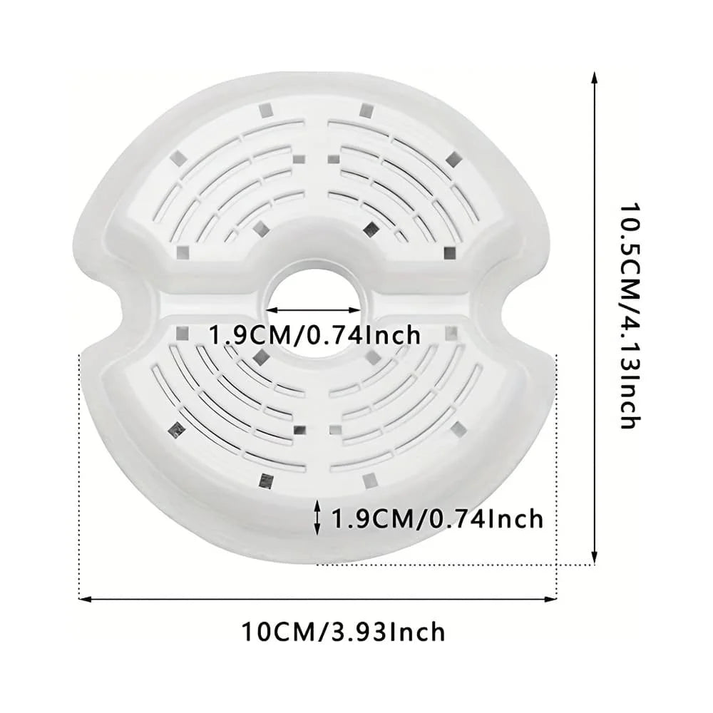 8 Pack 84oz Cat Dog Fountain Filter Activated Carbon Replacement for Stainless Steel Pet Drinking Pet Bowls & Feeders
