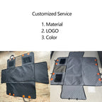 Extended Dog Car Seat Cover Car Bed Pet Backseat Cover Waterproof and Anti-Slip Pet Mat for Car SUV Truck Dog Products