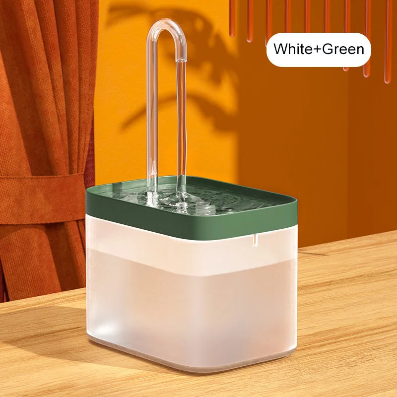 1.5L Automatic Cat Water Fountain USB Charger Pet Cat Drinker Bowl Recirculate Filtring Drinker for Cats Pet Water Dispenser