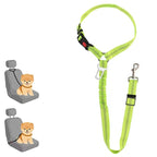 Dog Car Seat Belt Seatbelt Harness Adjustable Metal Buckle Elastic Reflective Vehicle Car Tether for Small Medium Large Dogs