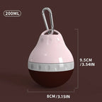 Design Dog Portable Dog Water Dispenser Teardrop Shape Lightweight Plastic Dog Bottle for Travel and Outdoor Activities OEM
