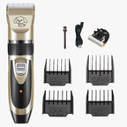 Electronic Pet Hair Trimmer Rechargeable Low-noise Dog Cat Haircut Kit Puppy Blade Cutter Machine Pet Grooming Shaver Scissor