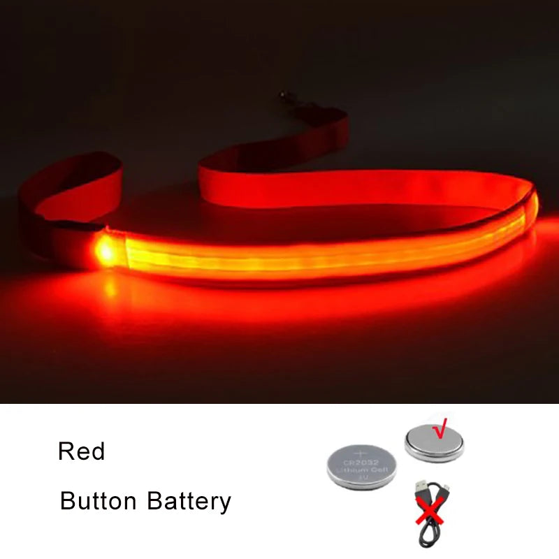 LED Light up Dog Leash Luminous Rope Lead Leash Dog Safety Flashing Glowing LED Dog Leash Collar Electronic Pet Accessories