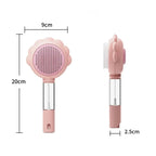 New Sunflower Pet Hair Removal Comb Anti-Flying Self-Cleaning Cat Hair Brush with Massage Feature for Dogs