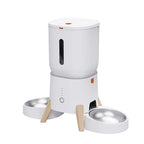 OEM 5L Automatic Pet Feeder Smart Dog Cat Food Dispenser WiFi Enabled Dual Stainless Steel Bowls with Time Settiming