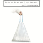 2 Rolls Pet Poop Bags for Tonepie Automatic Cat Litter Box Pet Garbage Cat Poop Bags Self-cleaning Cat Toilet Waste Bags
