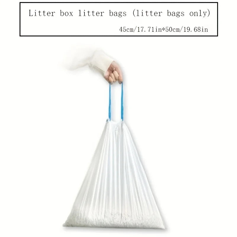 2 Rolls Pet Poop Bags for Tonepie Automatic Cat Litter Box Pet Garbage Cat Poop Bags Self-cleaning Cat Toilet Waste Bags
