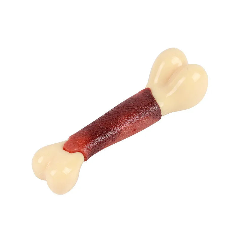 Dog Chew Toys Bone Shape Dogs Toy Beef Flavor Nearly Indestructible Toys for Small Medium Large Dogs Chew Bite Resistant Product
