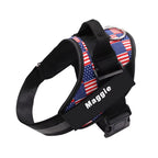 Custom Dog Harness Vest ID Patch Reflective Breathable Adjustable Pet Harness Designer Dog Harness Outdoor Dog Products