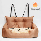 Luxury Dog Beds Waterproof Dog Car Seat Luxury Pet Car Seat Cat Beds Portable Travel Dog Car Backseat Pet Carrier Bag Pet Beds