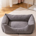 Wholesale Corduroy Removable and Washable Four Season Pet Beds Cat Bed in Stock Deep Sleep for Small Dog Bed Dog Sofa