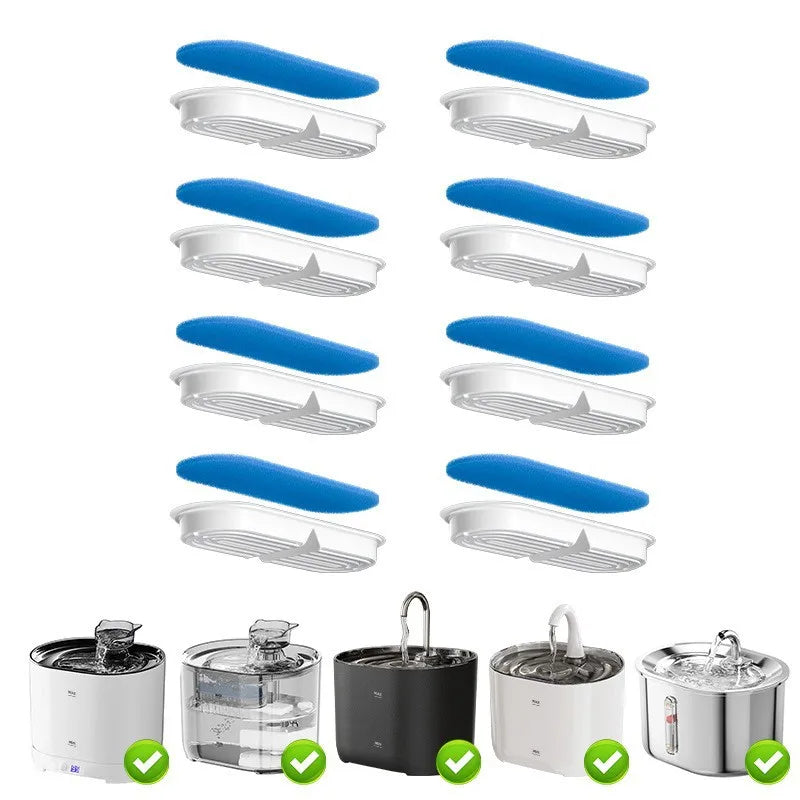 Cat Water Fountain Replacement Filters Activated Circle Fountain Carbon Filter for Hot Sale Fountain Professional Manufacturer