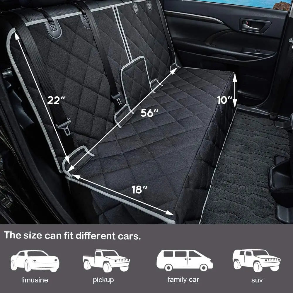 Custom Waterproof Travel Bolster Safety Large Dog Car Seat Cover for Dog Luxury Dog Beds Pet Backseat Cover Pet Beds Pet Seat