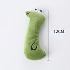 Cute Animal Catnip Toy for Pet Training Plush Puppy Bite-Resistant Chew Toy for Cat Cleaning Pet Supplies