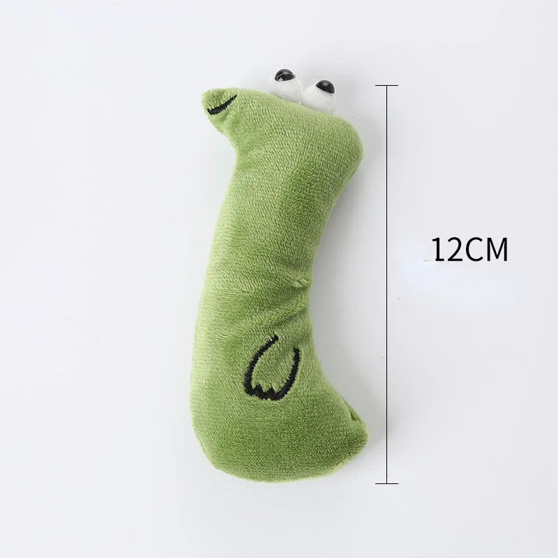 Cute Animal Catnip Toy for Pet Training Plush Puppy Bite-Resistant Chew Toy for Cat Cleaning Pet Supplies