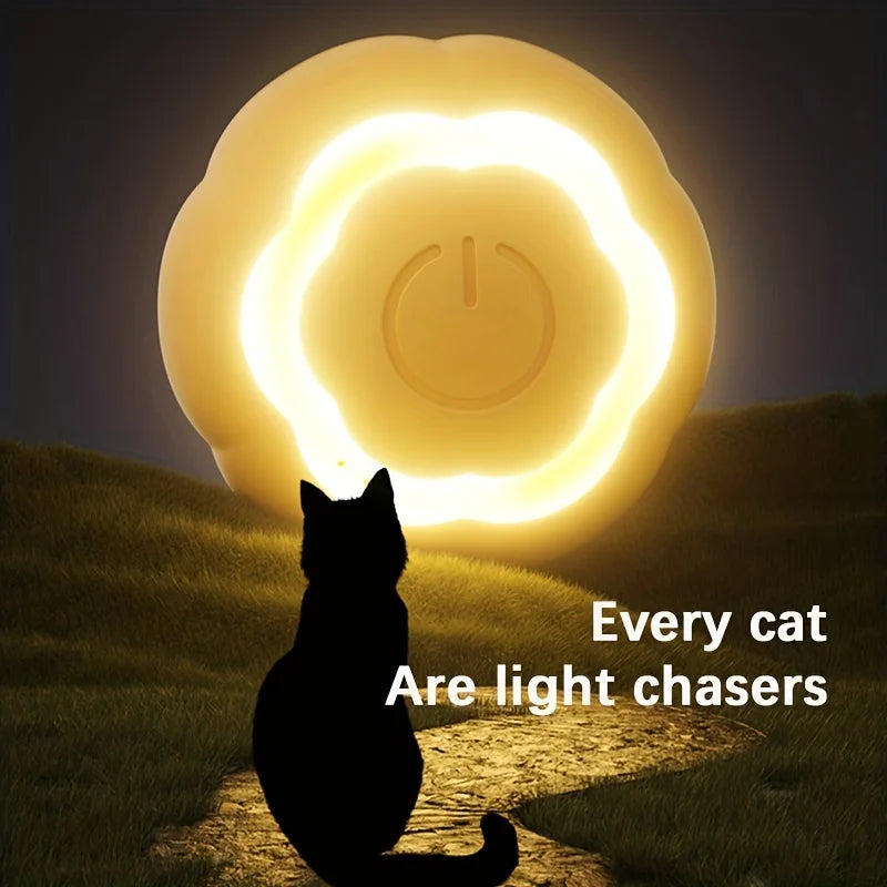 Smart Indoor Electric Cat Ball Toy Automatic Rolling Interactive Plastic Pet Accessory for Kitties