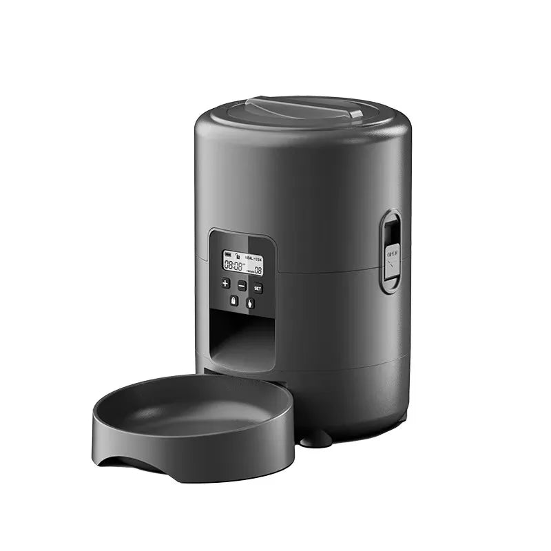 2L Portable Plastic Smart Pet Feeder with Camera Night Vision 2.4G WiFi Automatic Cat Feeder for Dog Food Dispenser