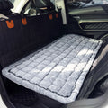 Backseat Pet Bed Mat Plaid Dog Car Back Seat Covers for Loveseat Non-Slip Travel Dog Bed Custom for Backseat