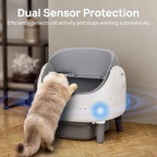 Open Design Automatic Cat Litter Box Cat Pan App Control Auto Clean Smart Litter Pan Pet Cat Supplies