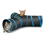 Interactive Eco-Friendly Cloth Cat Tunnel Toy 2/3/4/5 Tube Tunnels Extensible Collapsible Cat Play Tent Kitty Rabbit Small